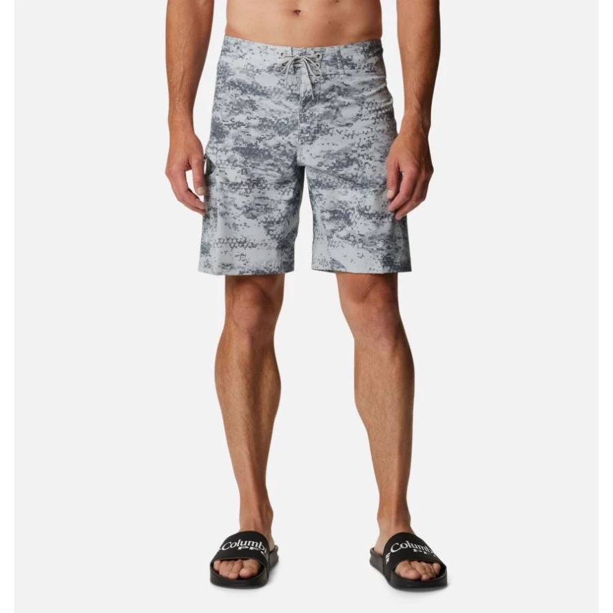 Columbia Men's PFG Offshore II Board Shorts Cool Grey PFG Camo