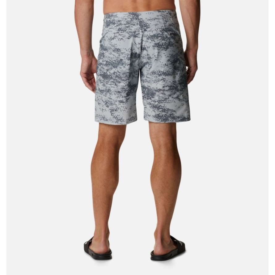 Columbia Men's PFG Offshore II Board Shorts Cool Grey PFG Camo