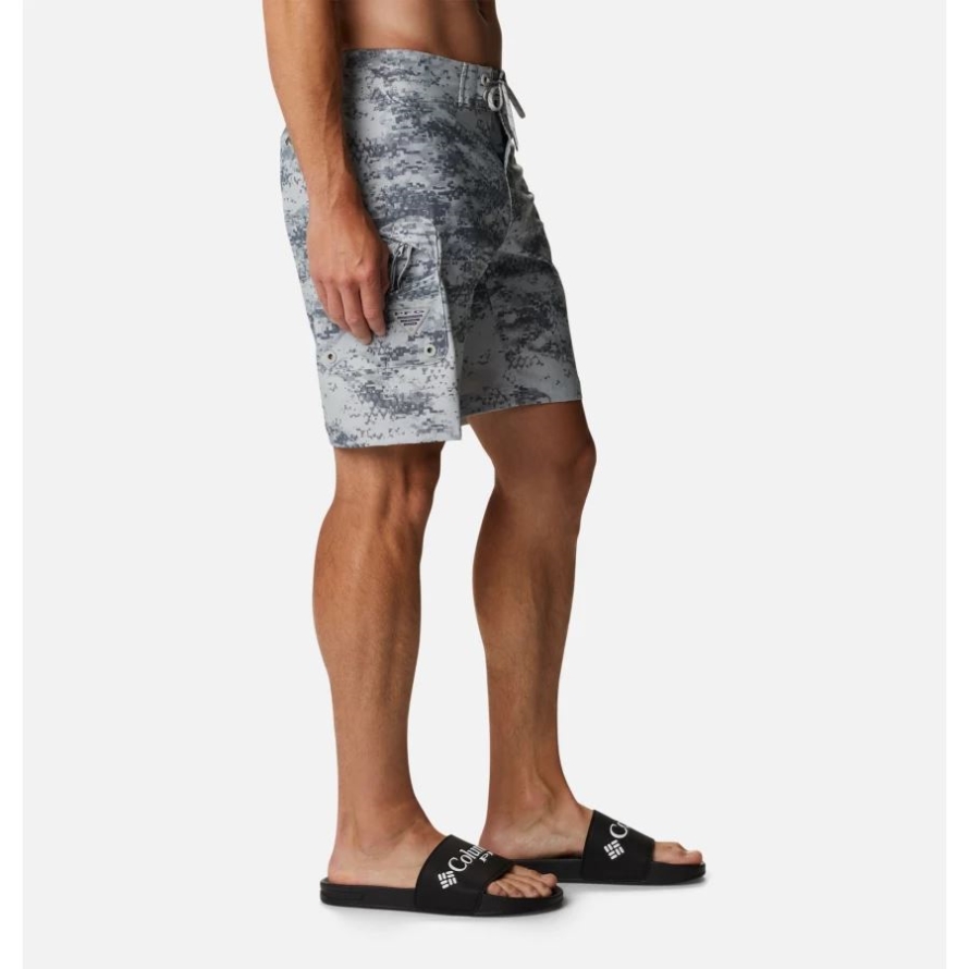 Columbia Men's PFG Offshore II Board Shorts Cool Grey PFG Camo