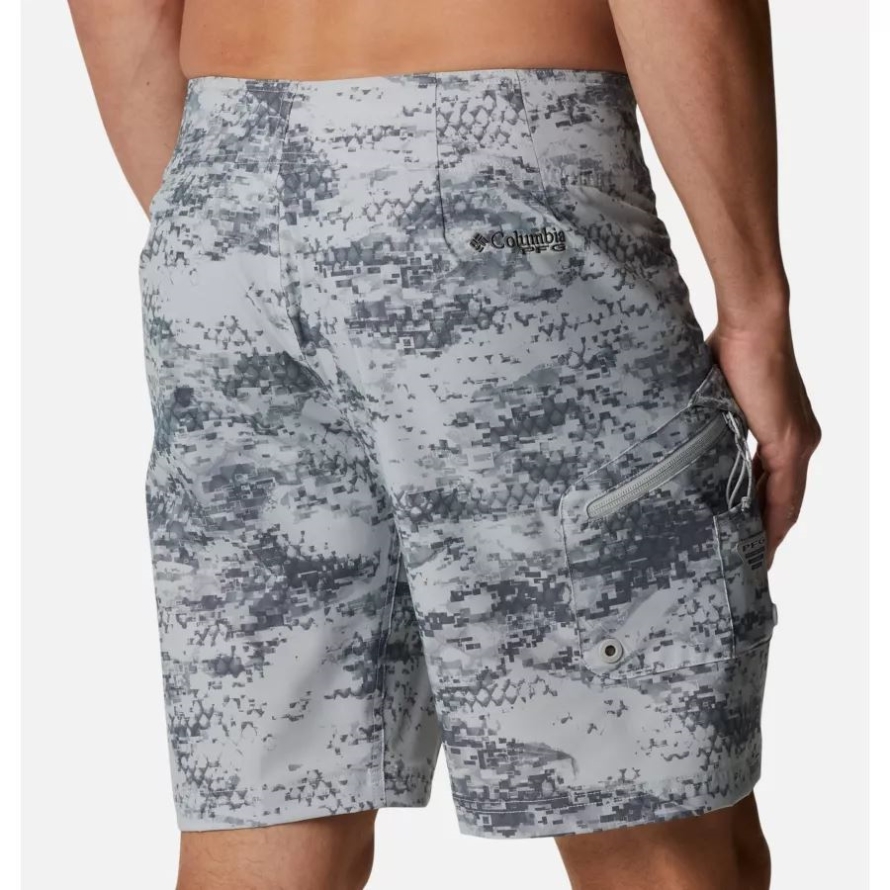 Columbia Men's PFG Offshore II Board Shorts Cool Grey PFG Camo