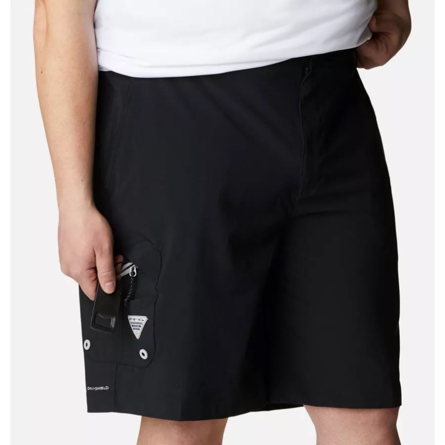 Columbia Men's PFG Terminal Tackle Shorts Big Black/Cool Grey
