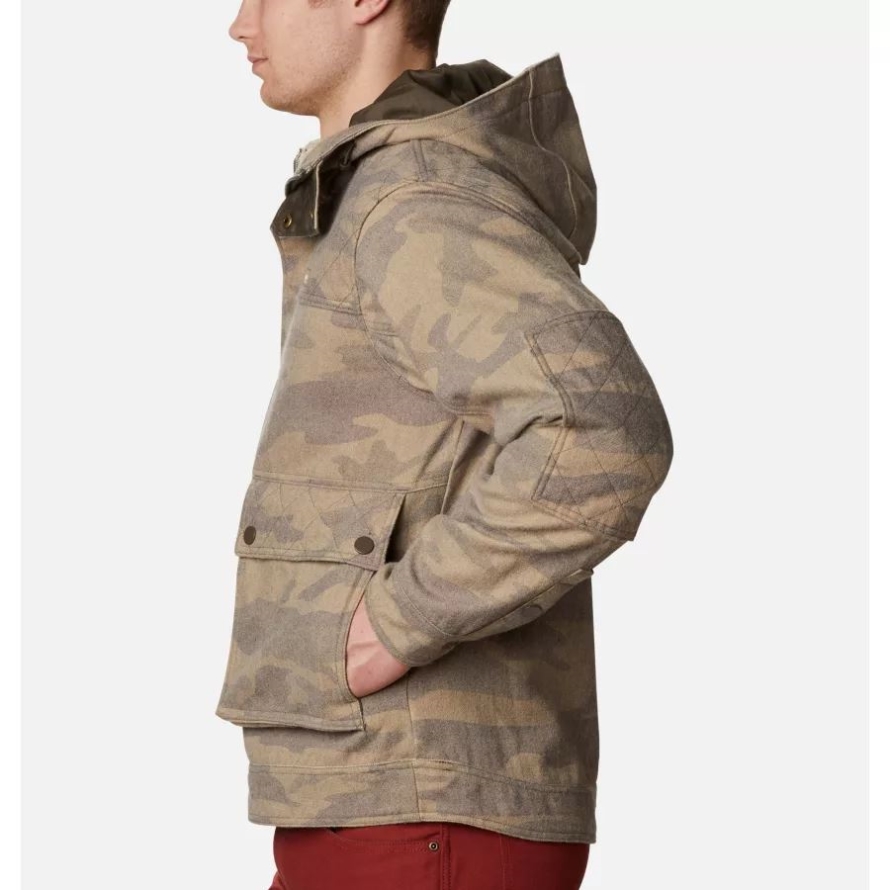 Columbia Men's PHG Gallatin Wool Jacket Brown Gallatin Camo
