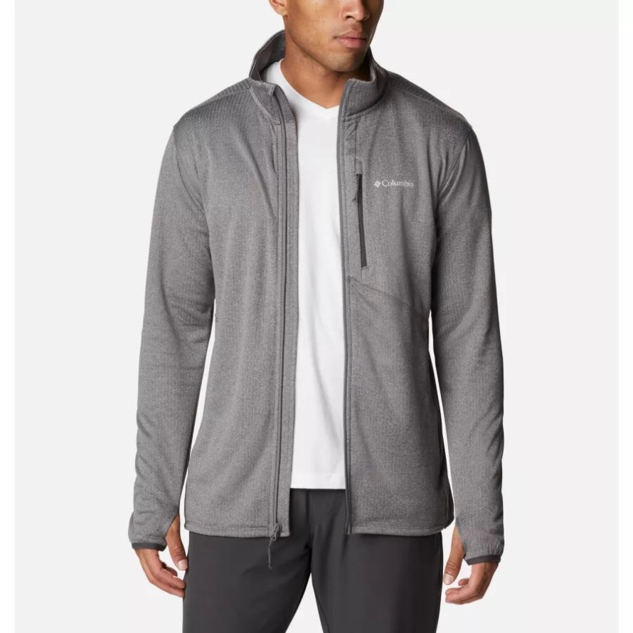 Columbia Men's Park View Fleece Jacket City Grey Heather