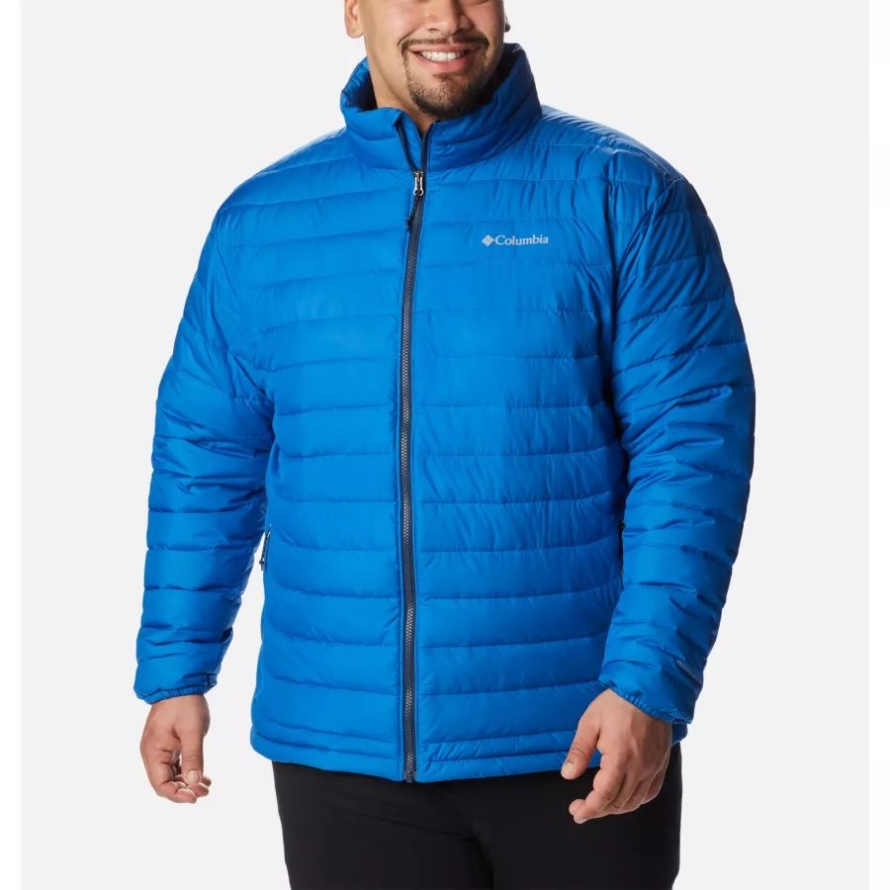 Columbia Men's Powder Lite Insulated Jacket Big Bright Indigo