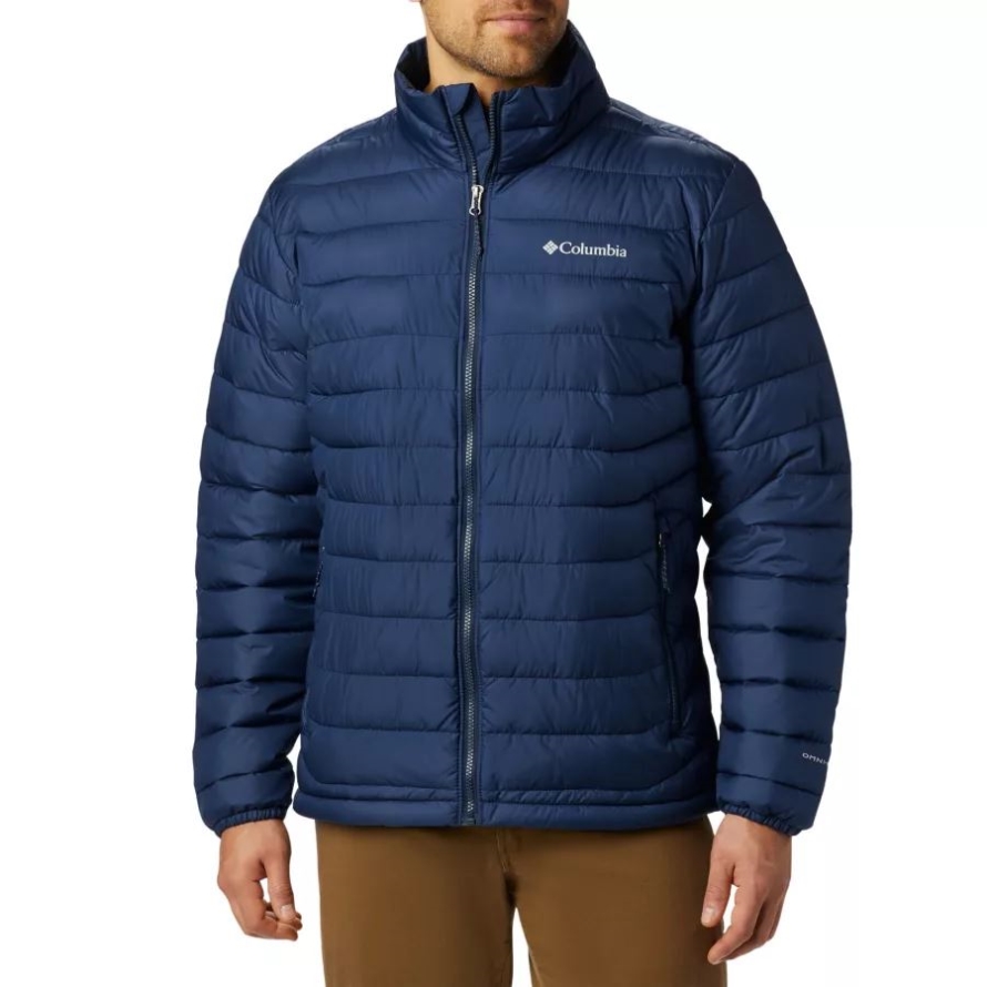 Columbia Men's Powder Lite Insulated Jacket Collegiate Navy