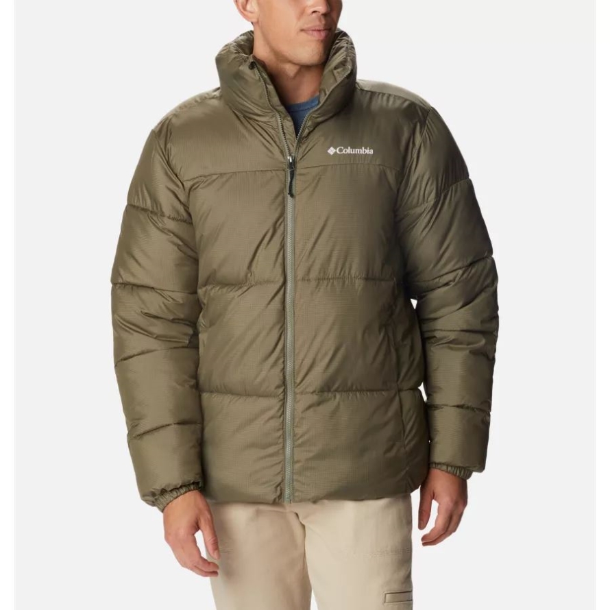 Columbia Men's Puffect II Puffer Jacket Stone Green