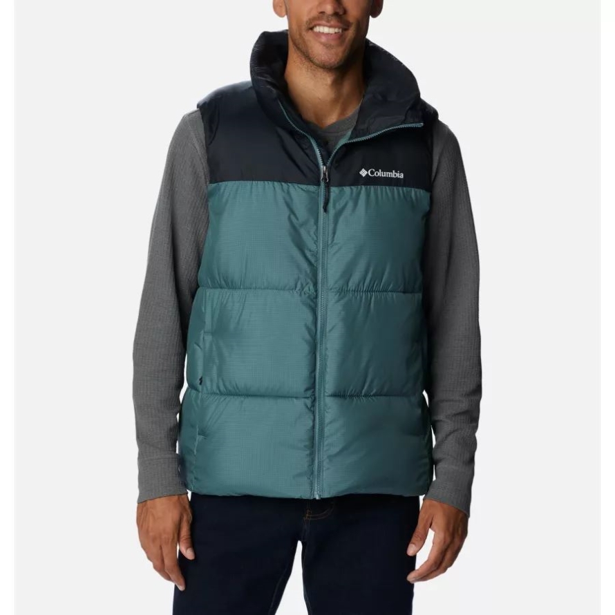 Columbia Men's Puffect II Puffer Vest Metal/Black