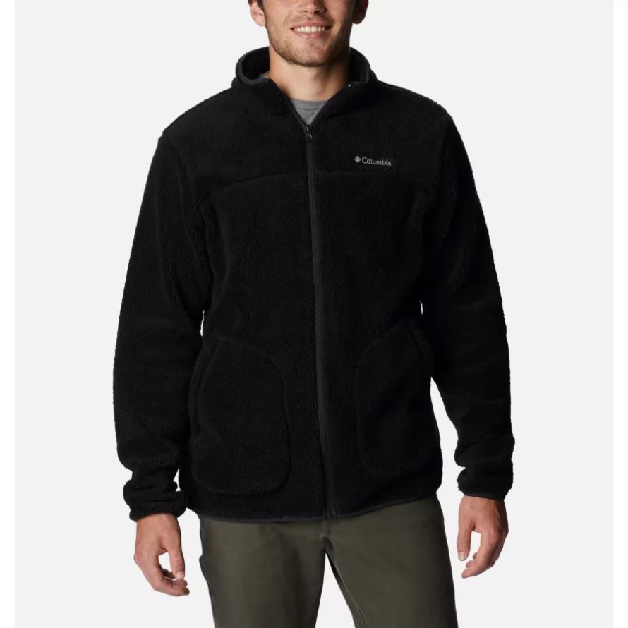 Columbia Men's Rugged Ridge II Sherpa Fleece Jacket Black