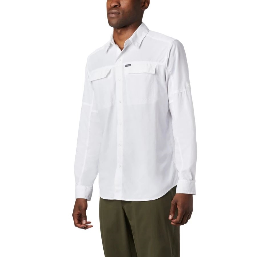 Columbia Men's Silver Ridge 2.0 Long Sleeve Shirt Tall White