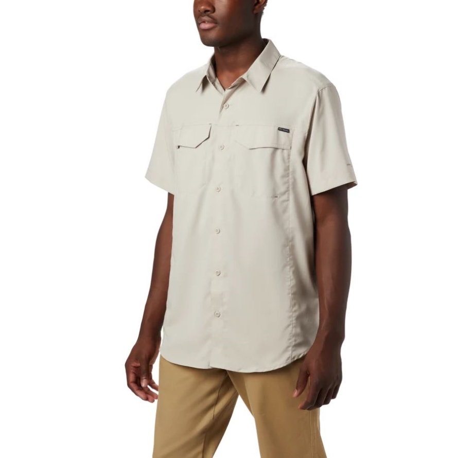 Columbia Men's Silver Ridge LiteShort Sleeve Shirt Fossil