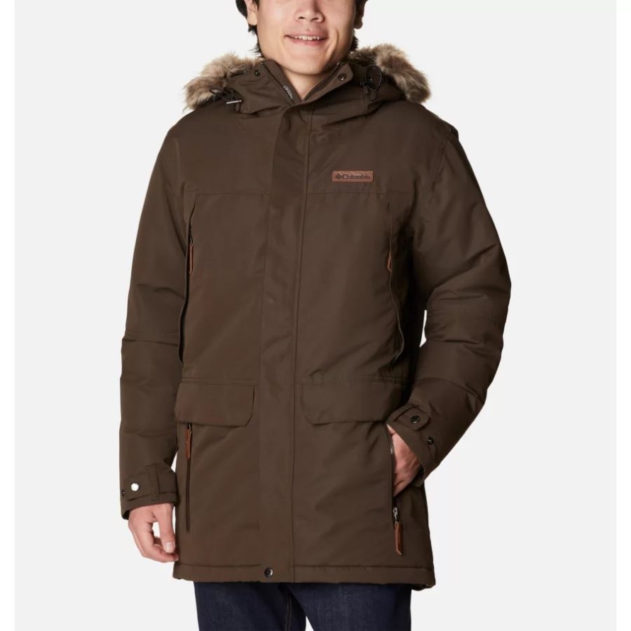 Columbia Men's South Canyon Long Down Parka Cordovan