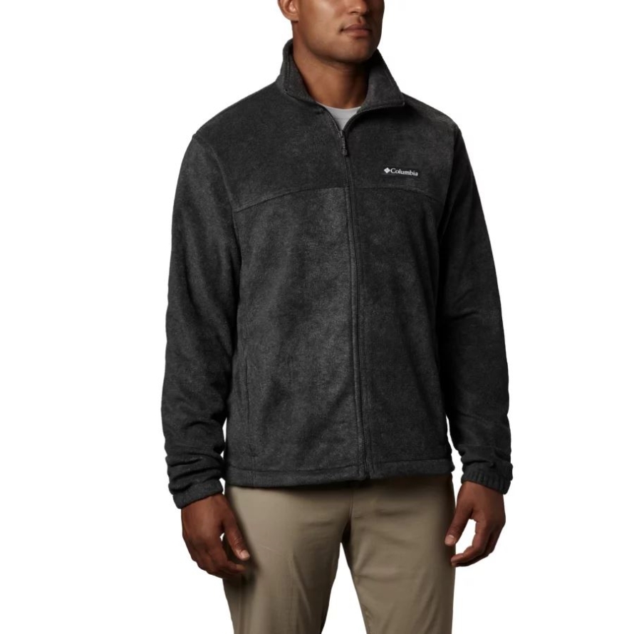 Columbia Men's Steens Mountain 2.0 Full Zip Fleece Jacket Tall Charcoal Heather
