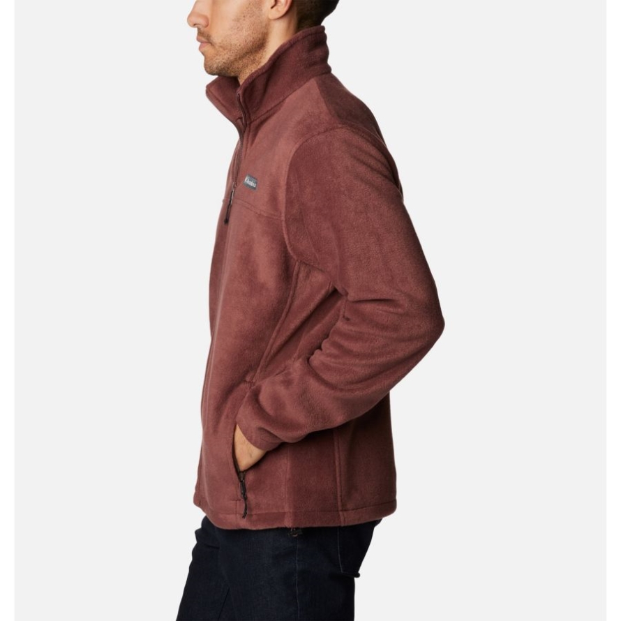 Columbia Men's Steens Mountain 2.0 Full Zip Fleece Jacket Tall Light Raisin