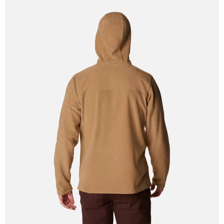 Columbia Men's Steens Mountain Novelty Half Snap Fleece Hoodie Delta