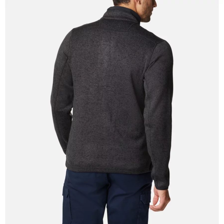 Columbia Men's Sweater Weather Full Zip Jacket Tall Black Heather
