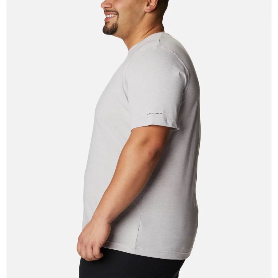Columbia Men's Thistletown Hills Short Sleeve Shirt Big Columbia Grey Heather