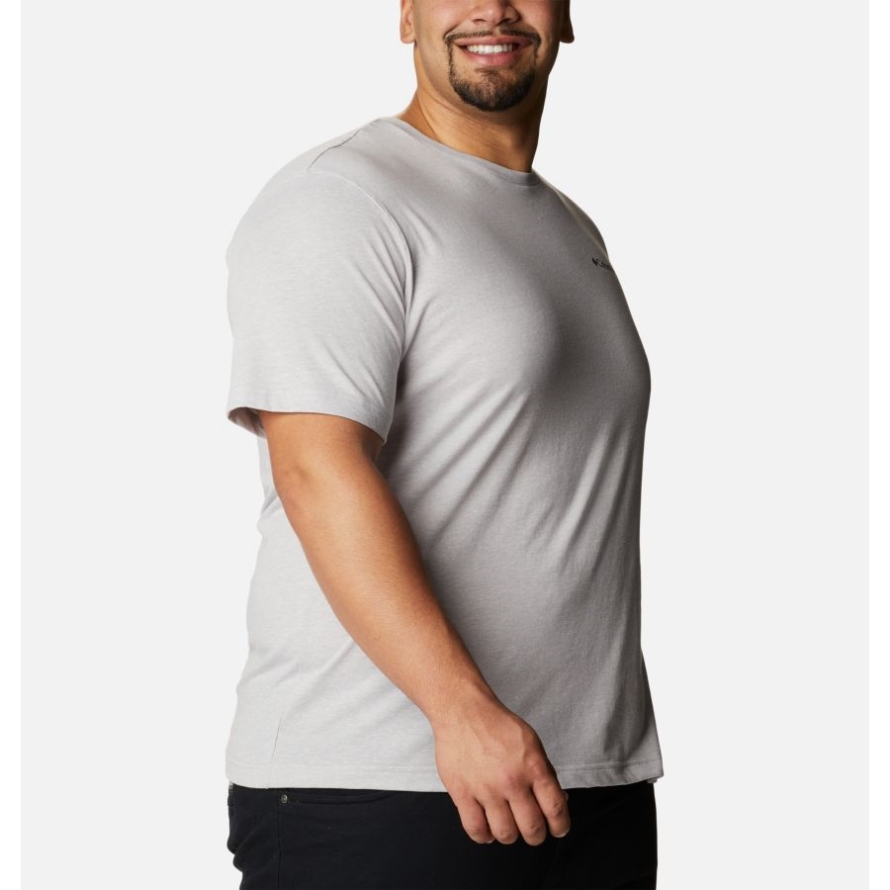 Columbia Men's Thistletown Hills Short Sleeve Shirt Big Columbia Grey Heather