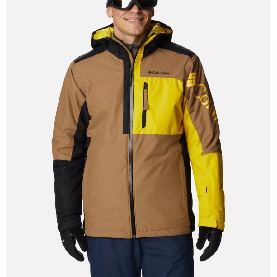Columbia Men's Timberturner II Ski Jacket Delta/Black/Laser Lemon