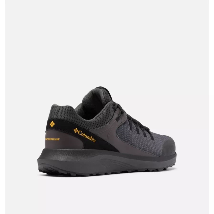 Columbia Men's Trailstorm Waterproof Shoe Dark Grey/Bright Gold