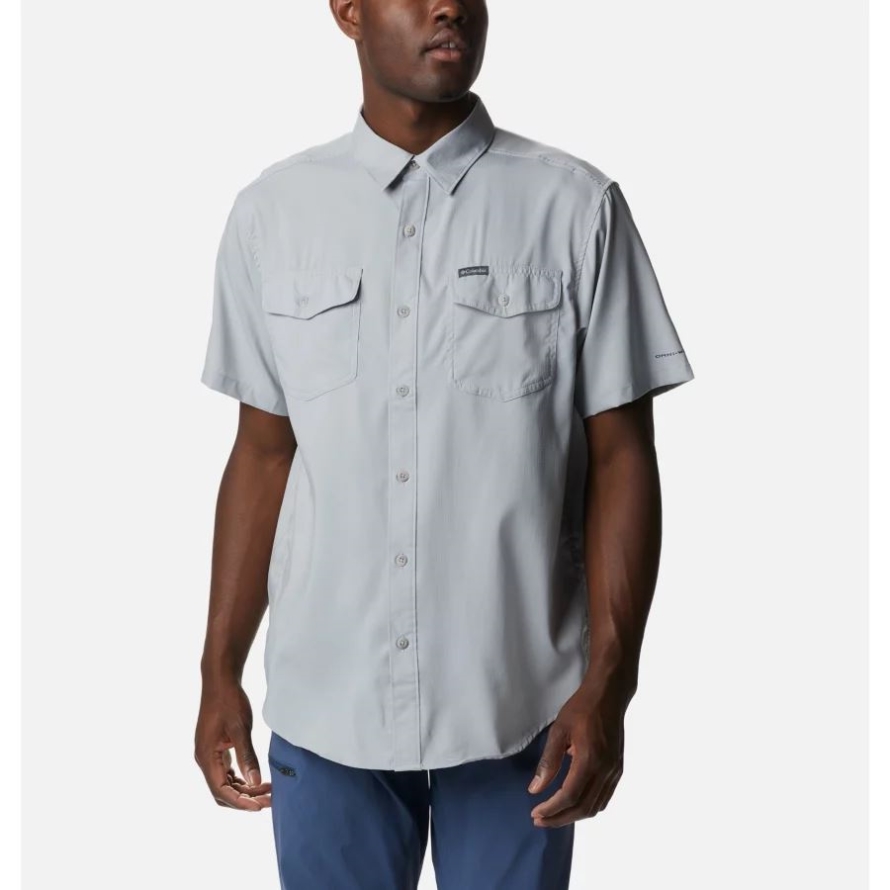 Columbia Men's Utilizer II Solid Short Sleeve Shirt Columbia Grey