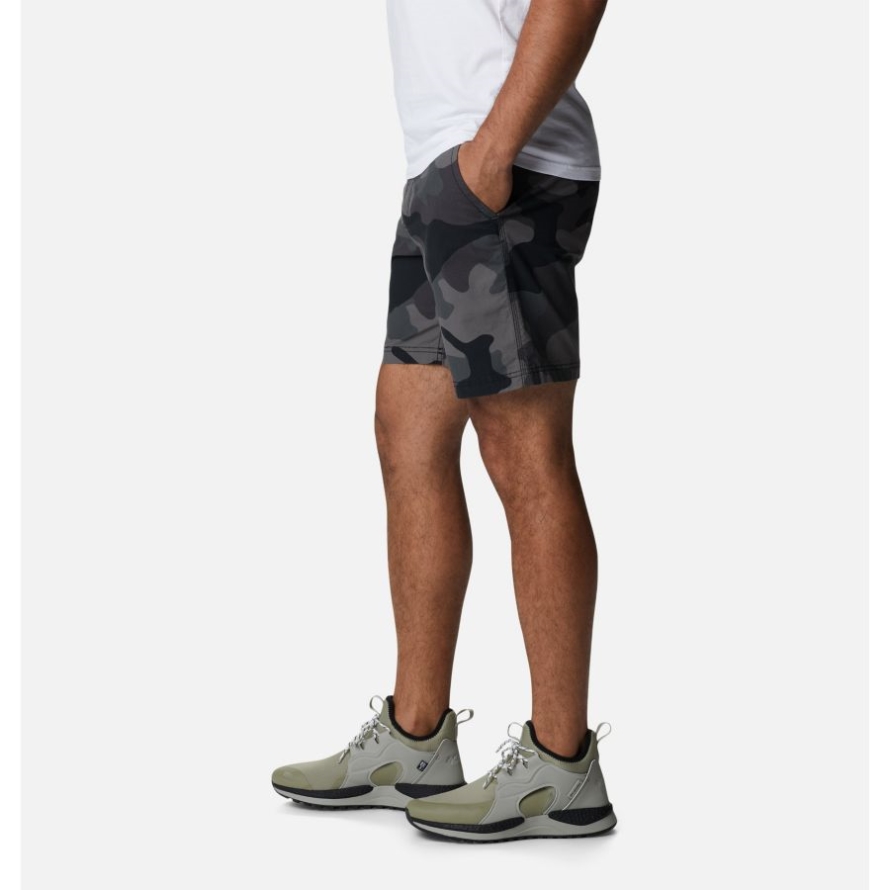 Columbia Men's Wallowa Belted Shorts Black Mod Camo