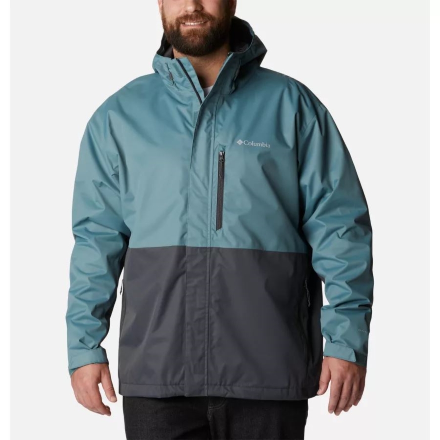 Columbia Metal/Shark Men's Hikebound Rain Jacket Big
