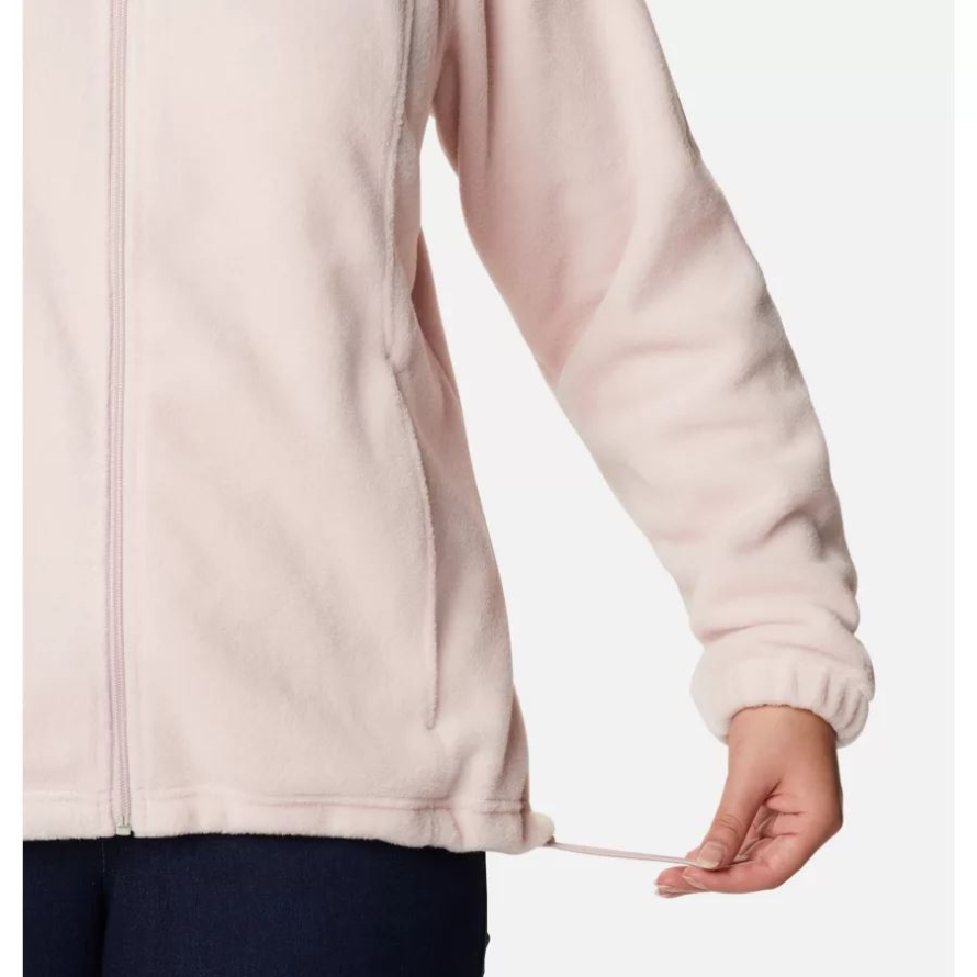 Columbia Mineral Pink Women's Benton Springs Full Zip Plus Size