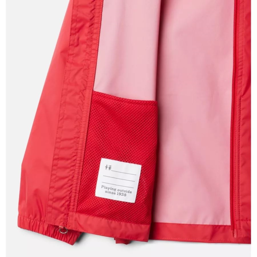 Columbia Mountain Red Boys' Glennaker Rain Jacket
