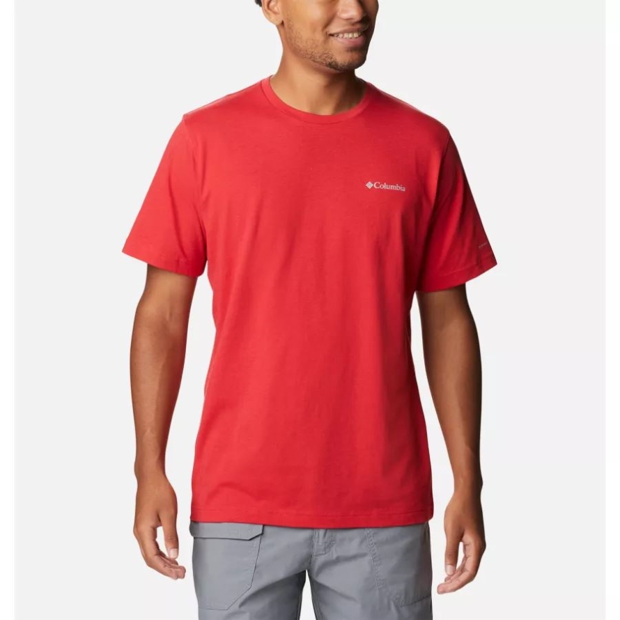 Columbia Mountain Red Men's Thistletown Hills Short Sleeve Shirt
