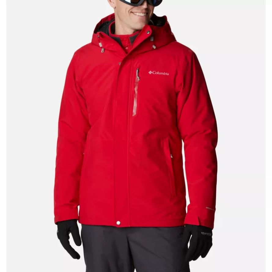 Columbia Mountain Red Men's Winter District Ski Jacket