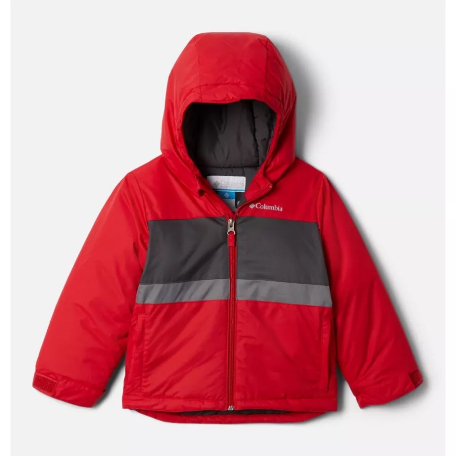 Columbia Mountain Red/Shark/City Grey Toddler Valley Runner Jacket