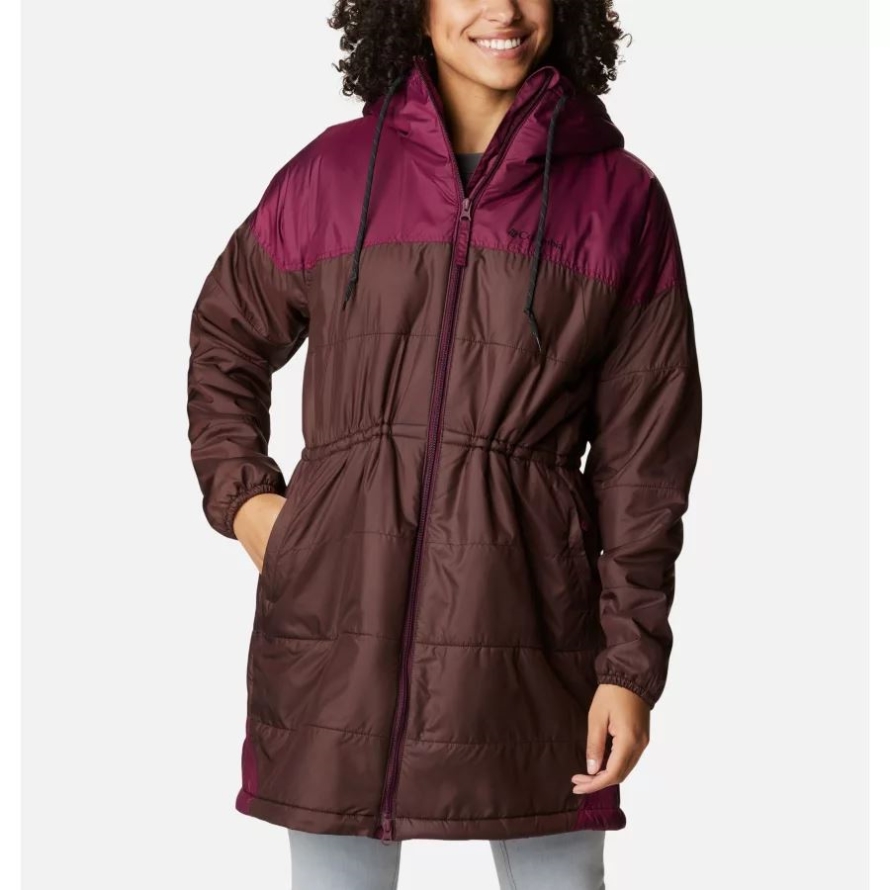 Columbia New Cinder/Marionberry Women's Flash Challenger Sherpa Long Jacket