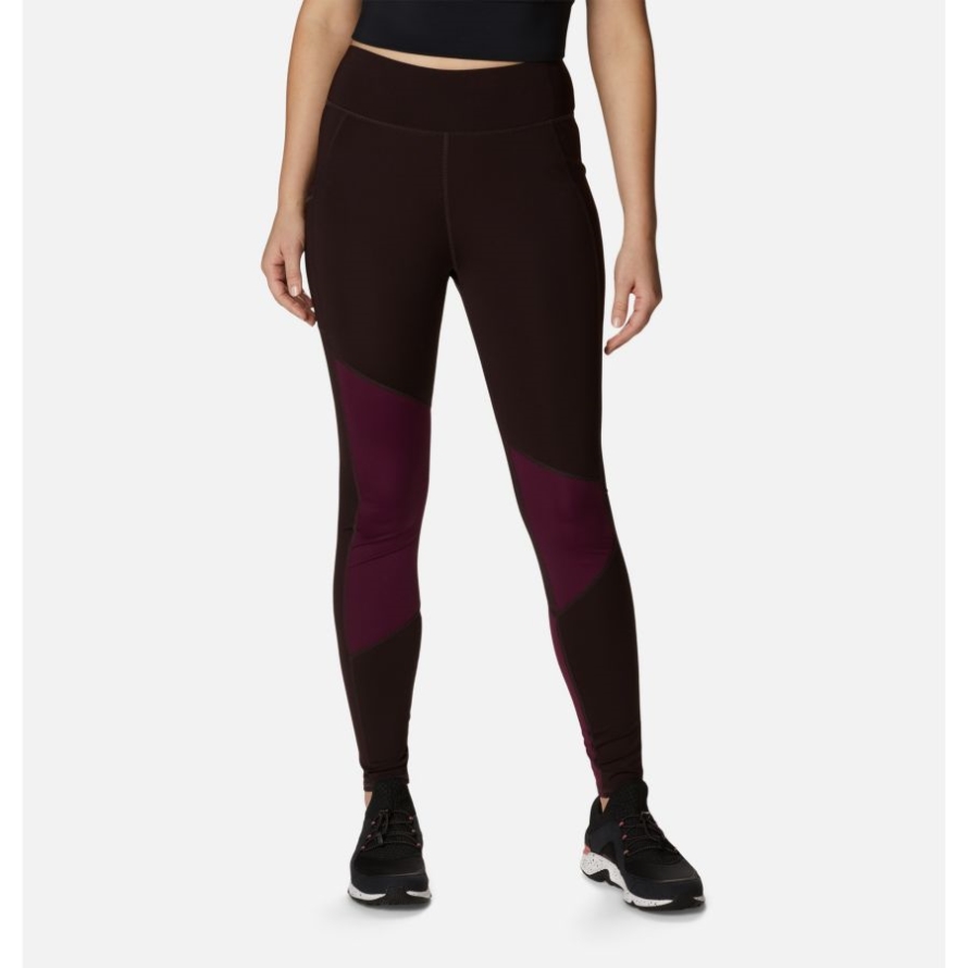 Columbia New Cinder/Marionberry Women's Lodge Colourblock Leggings