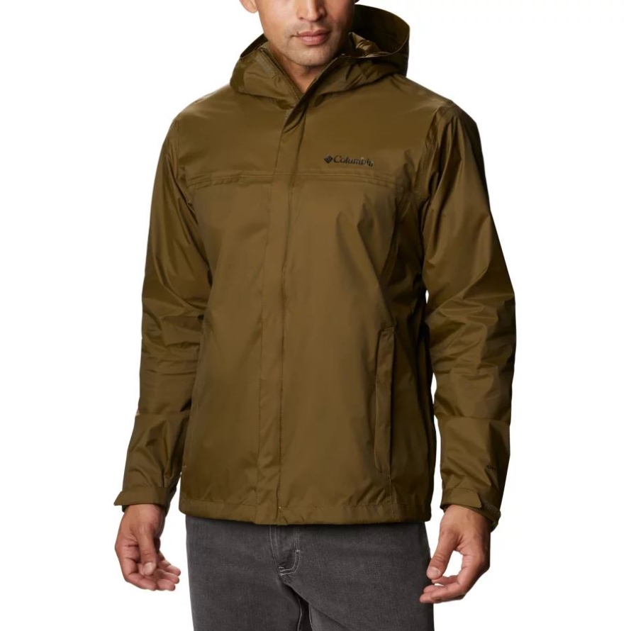 Columbia New Olive Men's Watertight II Rain Jacket Tall