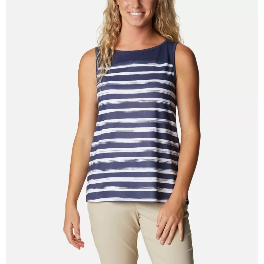 Columbia Nocturnal Brush Stripe Women's Chill River Tank