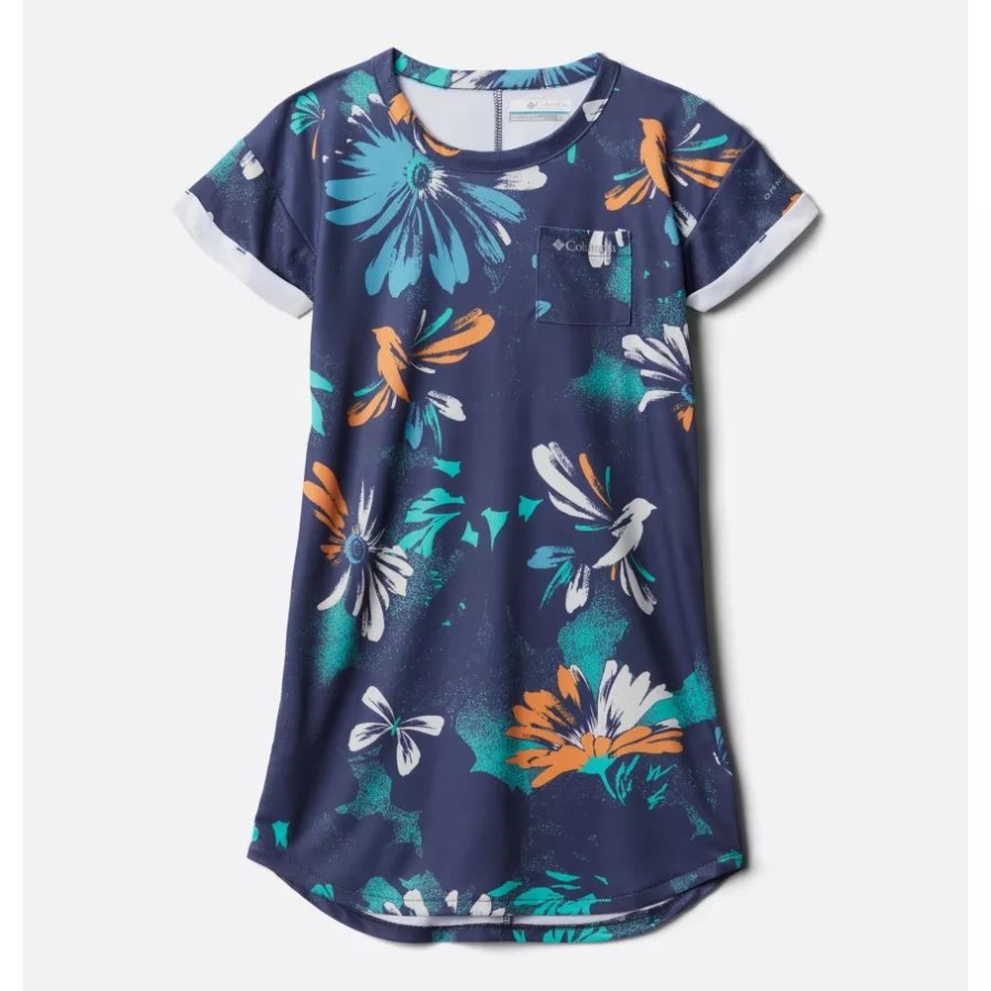 Columbia Nocturnal Daisy Party Multi Girls' Parker Ridge Dress