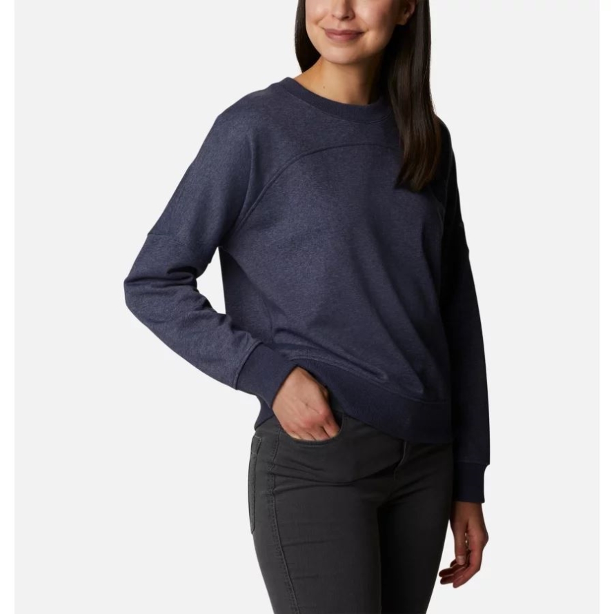 Columbia Nocturnal Heather/Nocturnal Women's Columbia Lodge French Terry Crew