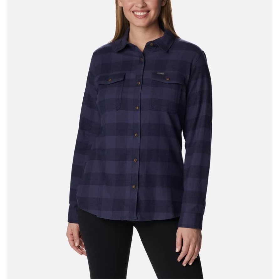 Columbia Nocturnal Twill Women's Pine Street Stretch Flannel