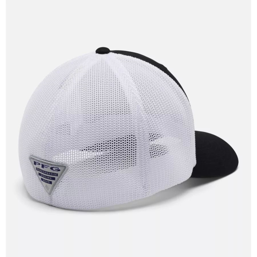 Columbia PFG Mesh Stateside Ball Cap Black/USA Patch