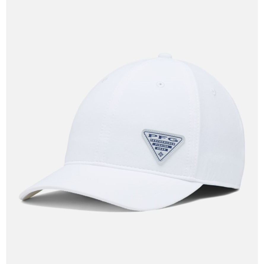 Columbia PFG Women's Ponytail Ball Cap White