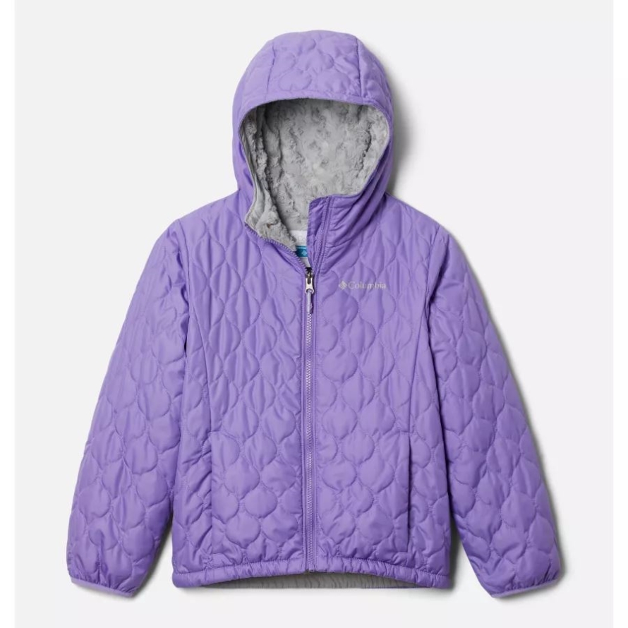 Columbia Paisley Purple Girls' Bella Plush Jacket