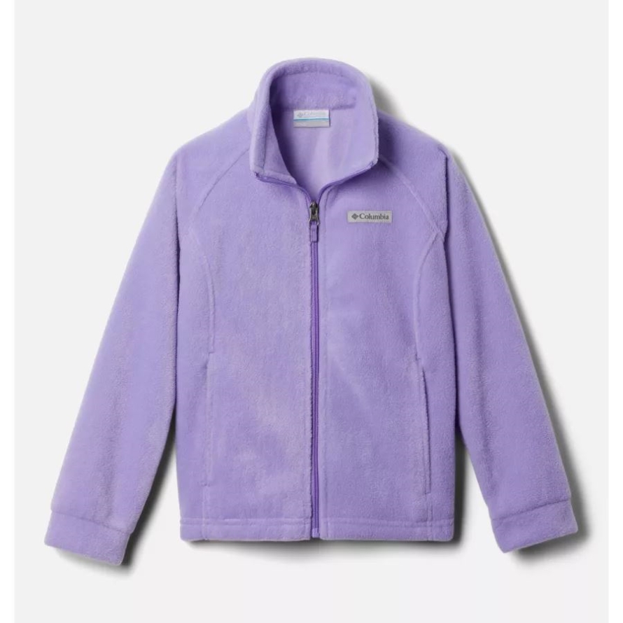 Columbia Paisley Purple Girls' Benton Springs Fleece Jacket