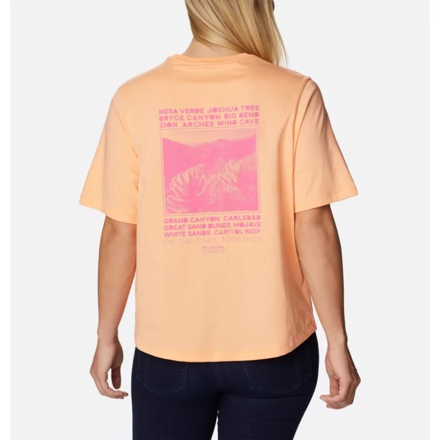 Columbia Peach/Hike NP Graphic Women's North Cascades Graphic T-Shirt