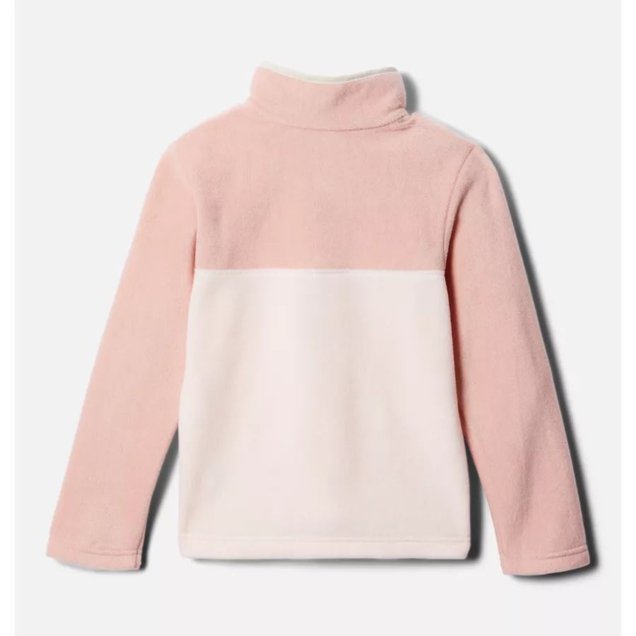 Columbia Peach Quartz/Faux Pink Boys' Steens Mountain1/4 Snap Fleece Pull-Over