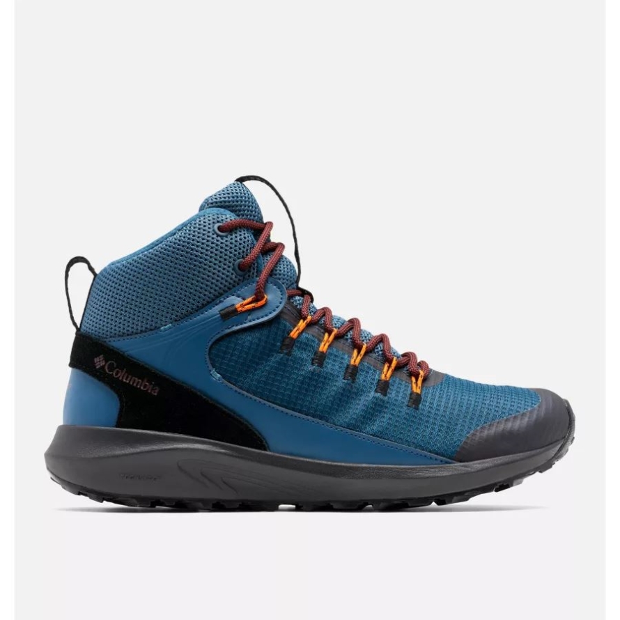 Columbia Petrol Blue/Black Men's Trailstorm Mid Waterproof Walking Shoe