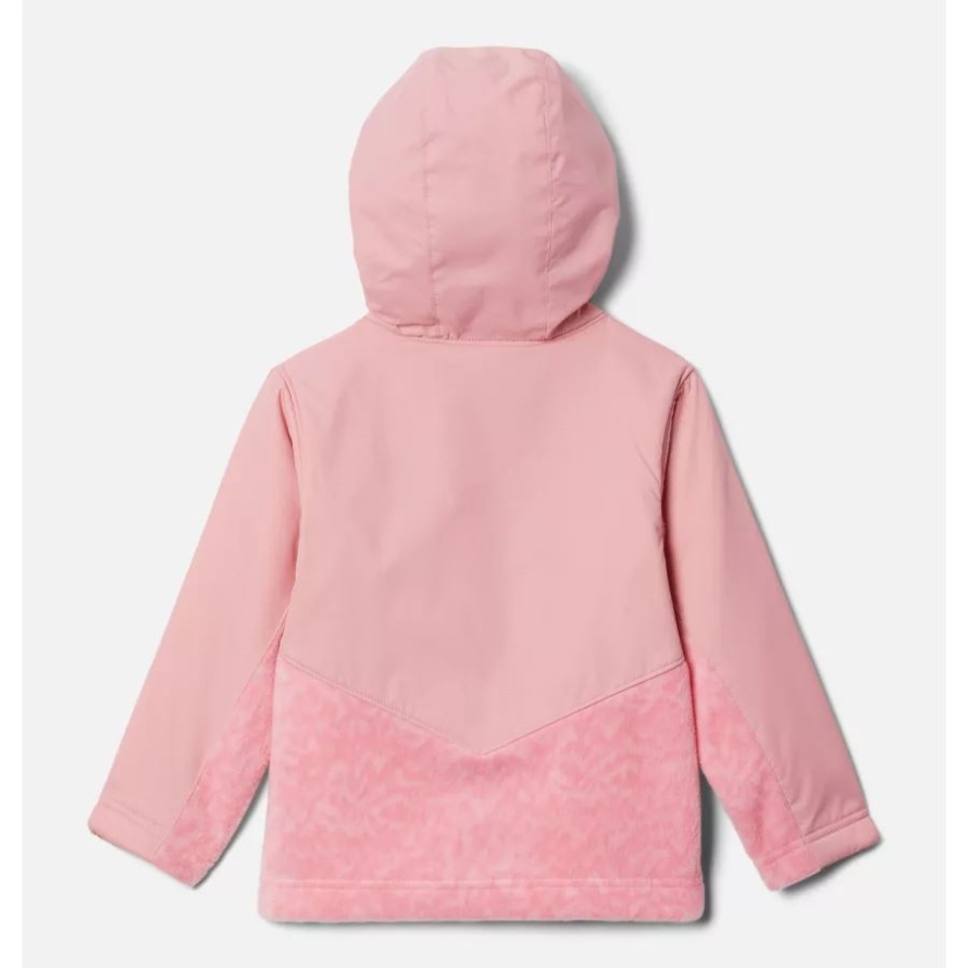 Columbia Pink Orchid Terrain/Pink Orchid Toddler Steens Mt Overlay Hoodie
