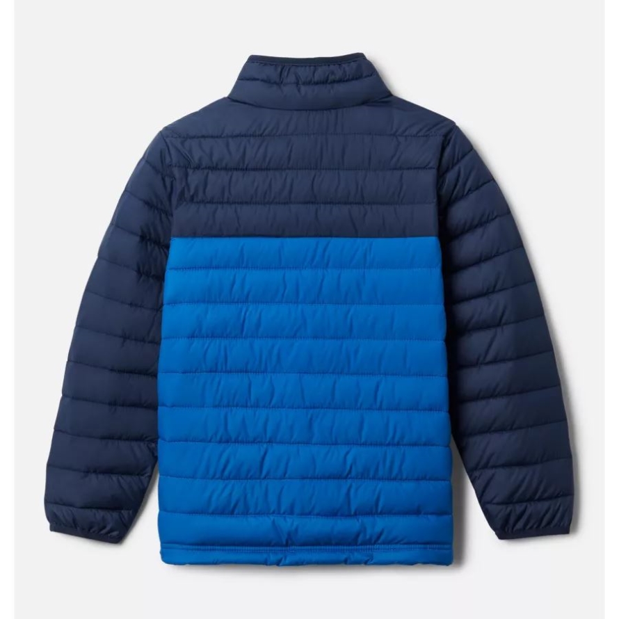 Columbia Powder Lite Boys Jacket Collegiate Navy/Bright Indigo