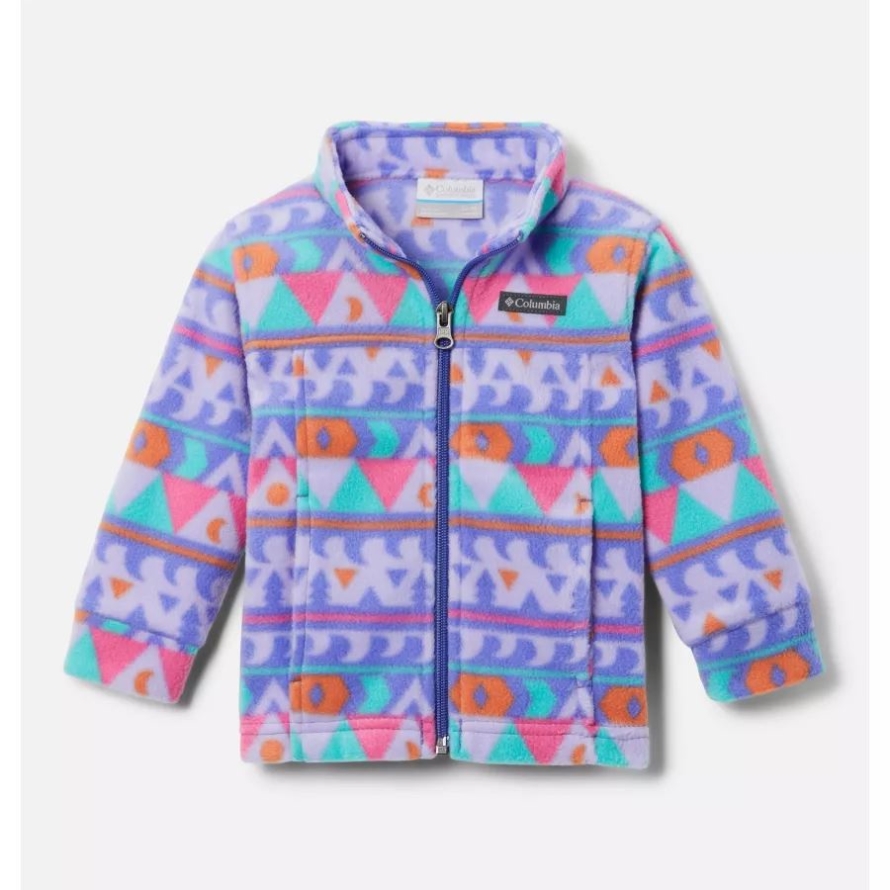 Columbia Purple Lotus Camp Blanket Boys' Infant Zing III Printed Fleece Jacket