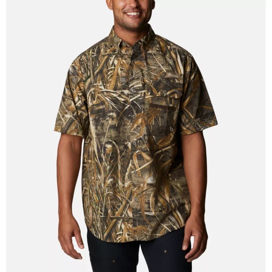 Columbia Realtree Max5 Men's PHG Super Sharptail Short Sleeve Shirt