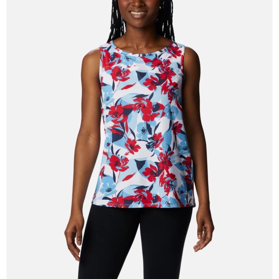 Columbia Red Lily/Pop Flora Women's Chill River Tank